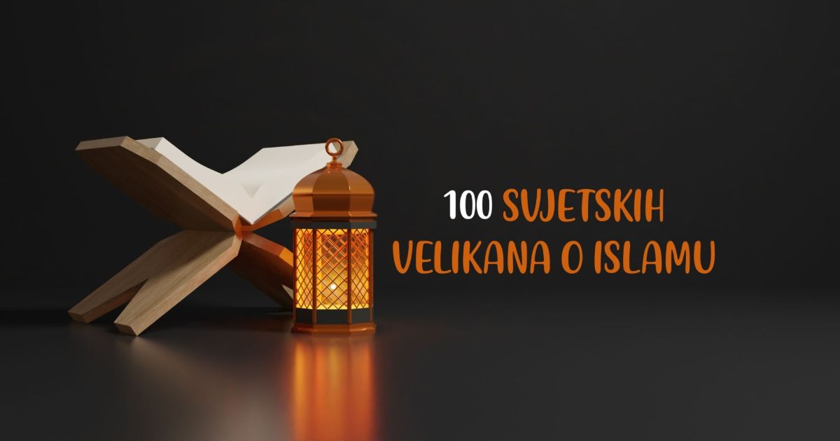 Autor teksta je Samir Bikić iz knjige 100 svjetskih velikana o islamu Islamske knjige Islamski tekstovi islamska knjižara Sarajevo Novi Pazar El Kelimeh